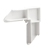 Prime-Line No-Miter Screen Frame Corner, 7/16 in. x 1 in., White Plastic 20 Pack PL 14939